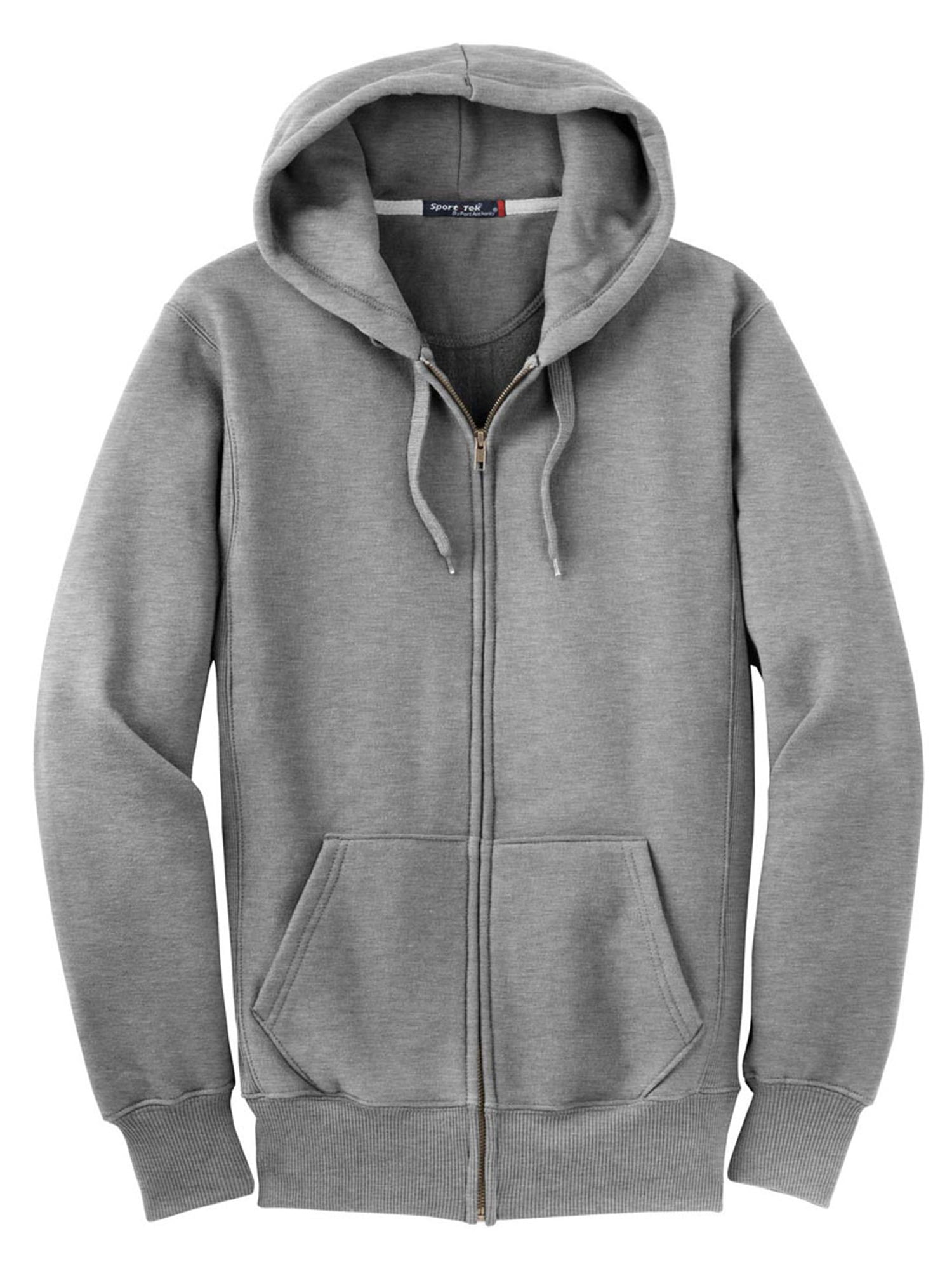 SportTek SportTek Men's Heavyweight Full Zip Hooded Sweatshirt