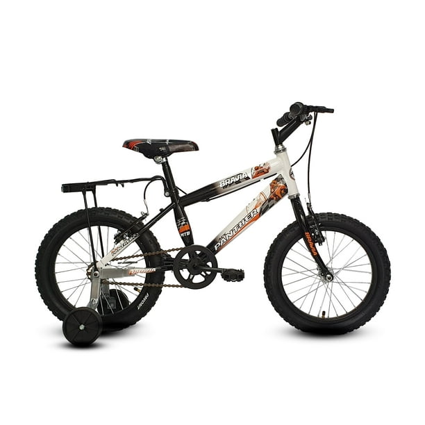 Bicicleta Jaguar Bravia Rodada 16 Acero Con Ruedas Entrenadoras Blanco Jaguar BRAVIA MONTAÑA