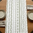 thumbnail image 5 of Table Runners 72 Inches Long Dress Scarves, Sage Green Botanical Farmhouse Kitchen/Dining Table Runner, Coffee Tablerunners, Modern Farmhouse Tropical Leaves 16x72 Inch, 5 of 9