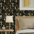 thumbnail image 6 of (2 pack) Caltero Floral Wallpaper Peel and Stick Wallpaper Boho Mushroom Wallpaper Contact Paper Vinyl Removable Self-Adhesive Stick on Wallpaper for Bathroom Bedroom 17.3" x 472", 6 of 9