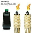 thumbnail image 4 of Matney  Torches - Includes Metal Oil Canisters with Covers to Extinguish flame (8 Pack), 4 of 5