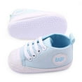 thumbnail image 2 of MarinaVida Newborn Baby Soft Sole Sneakers, 2 of 3