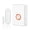 (Orange) 1 receiver 1 sensor, variant on Door Chime, GreenCycle Magnetic Sensor Wireless Door Chime Bell, Wireless Door Open Contact Sensor Alarm Chime with 600FT Range 48 Chimes 5 Volume Levels Night Light Function IP66 Waterproof