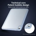 thumbnail image 3 of ELEHOLD for iPad Air 4 2020 / Air 5 2022 10.9 inch Case, Crystal Clear Hybrid Raised Edges Screen & Camera Protection Anti-Drop Slim Fit Transparent Case Cover for iPad Air 4th/5th Gen, Blue, 3 of 6