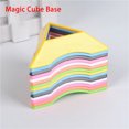 thumbnail image 2 of Alician Support de Cube Magique 7,5 cm Base de Cube Triangulaire en Plastique Support de Vitesse Support Coloré pour Jouets Éducatifs d'Apprentissage, 2 of 9
