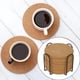 thumbnail image 2 of Posavasos de madera para bebidas con soporte, protección de mesa, esencial de cocina, posavasos para tazas, para restaurante en casa, inauguración de redondo Gloria portavasos, 2 of 9