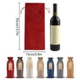 Kwlinmg Wine Bottle Covers 16PC Linen Wine Bottle Bag Set Wine Bottle