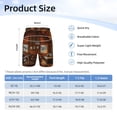 thumbnail image 4 of Cauagu Log Cabin Inside Print Swim Trunks for Men,Youth Boys Swim Shorts Compression Liner Beach Shorts Boys' Swimming Shorts 7-20 Years Bathing Suit-Small, 4 of 7
