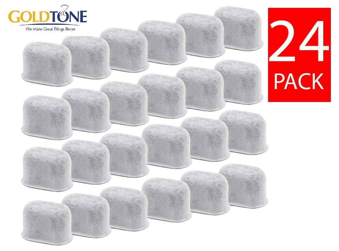 GoldTone Brand Activated Carbon Water Filters fits Keurig 1.0 and Keurig 2.0 Coffee Makers and Brewers. Replaces yout Keurig Charcoal Water Filter and Keurig Carbon Water Filter [24 Pack]