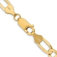 thumbnail image 3 of 14K Yellow Gold 6mm Concave Open Figaro Chain (28 X 6) Made In South Africa lfg160-28, 3 of 5