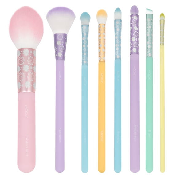 Moda Brush Posh Pastel 8pc Makeup Brush Set