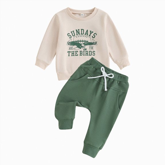 Futezty Toddler Boys Girls Clothes Fall Winter Outfit Sets, Baby Boy Girl 1T 2T 3T 4T 5T 6T 2-Pieces Set