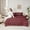Maroon, variant on Feelyou Grey Boho Damask Twin Bedding Sets 7pcs, Tribal Gothic Crow Bedding Comforter Set