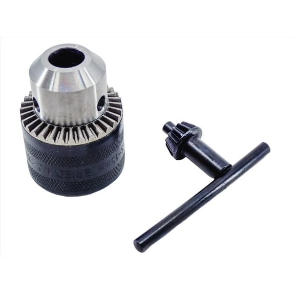 REPLACEMENT DRILL CHUCK 1.5-13MM 1/2X20 THREAD WITH KEY
