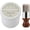 Salve & Brush, variant on Leather & Furniture Repair Salve- Polisher, Leather Cleaner And Conditioner for Furniture, Wood Repair, For Wood, Wood And Leather,Lux Grove Wood Repair,3.53 Oz/100g