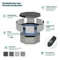 thumbnail image 4 of Wave COMO, Hot Tub & Spa, Rigid Eco Foam Walls, All-in-One Integrated, 6 Person, Portable, Skin Changeable, Energy Efficient, Quiter, Octagon – PEBBLE RATTAN, 4 of 10