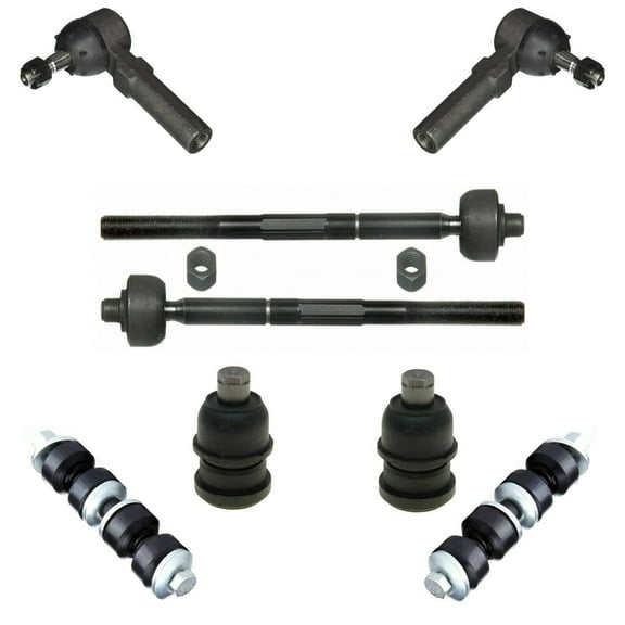 8 Pc Complete Front Suspension Kit Inner & Outer Tie Rod Ends Sway Bar Links Lower Ball Joints Fits select: 2001-2005 CHRYSLER PT CRUISER, 2001-2005 DODGE NEON