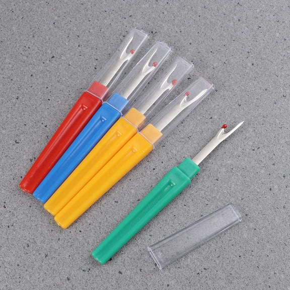 FOMIYES 1Set Embroidery Stitch Picker for Sewing Thread Removal Metal Plastic 12x0.4x0.2in