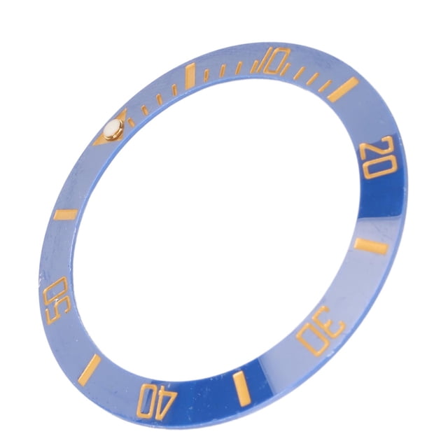 Watch Bezels Insert , Ceramic Watch Bezels Insert Beautiful For Replacement White Character Black Back,Gold Character Black Back,White Character Green Back,Gold Character Green