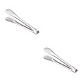 thumbnail image 1 of Pinza para alimentos Cateissary de acero inoxidable Plata 13x2.8 cm 2Conjunto, 1 of 6