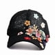 thumbnail image 1 of Gorra de béisbol con encaje floral para mujer, poliéster ligero, 1 of 3