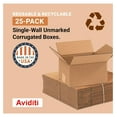 thumbnail image 3 of Corrugated Cardboard Box 9"L x 7"W x 5"H (Pack of 25), Cardboard Boxes Perfect for Moving, Storing, Packing & Shipping, Ideal for Small & Medium Items, Storage, and Mailing 25 Pack, 3 of 6