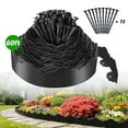 thumbnail image 1 of Kidsjoy Cloud-Shaped No-Dig Landscape Edging Kit – 60 ft Decorative Garden Border with 72 Spikes, Easy Install Flexible Lawn Edging for Flower Beds, Pathways, Tree Rings – Black, 1 of 8