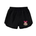 thumbnail image 2 of Cethrio Girls Athletic Shorts, Elastic Waist Casual Cotton Loose Summer Shorts Black Size 8 T, 2 of 6