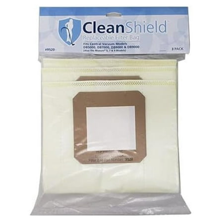 H-P Central Vacuum Cleanshield Replaceable Filter Bag