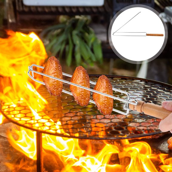 WHAMVOX Multi-Functional BBQ Grilling Tool for Chicken Wings BBQ Supply Bbq Chicken Wing Grilling Tool Outdoor Wings Grill Holder