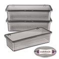 thumbnail image 4 of 3 bandejas de plástico para cubiertos con tapa, organizador de cubiertos, cajas para almacenamiento de cubiertos en la encimera., 4 of 4