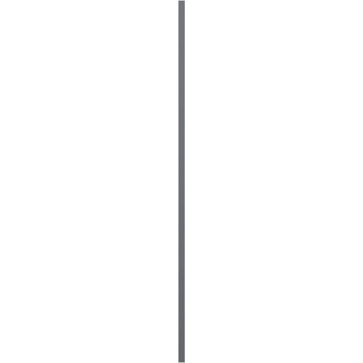 14 1/2"W X 67"H Mid-America Vinyl, Standard Size Cathedral Top Center Mullion, Open Louver Shutter, W/Installation Shutter-Lok'S & Matching Screws, 030 - Paintable