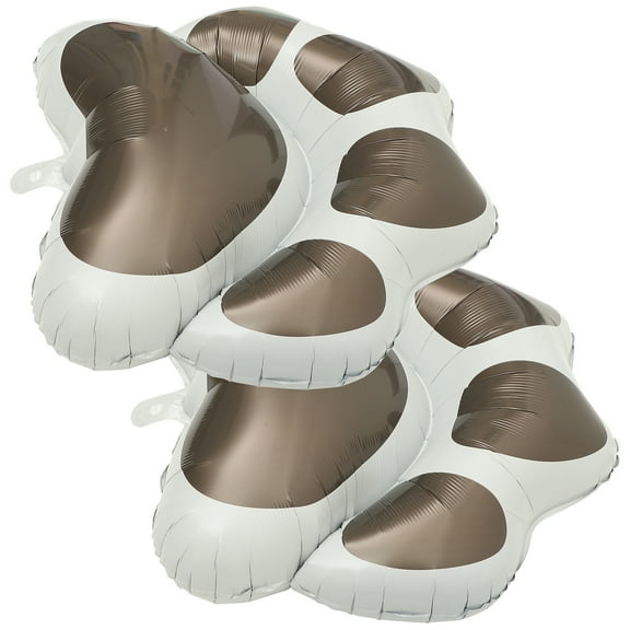 FUEENIRVA puppy theme party balloons Dog Paw Aluminum 2Pcs