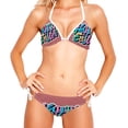 thumbnail image 2 of Easter Font Detachable Sponge Adjustable Strap Bikini Set Two-Pack Swim Suit Beachwear Pool Swimwear, 2 of 6
