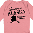thumbnail image 4 of Inktastic Someone in Alaska Loves Me Boys or Girls Long Sleeve Baby Bodysuit, 4 of 5