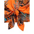 thumbnail image 4 of Suagox Girl Tops, Shorts Suit, Bowknot Sling Summer Shirt Leaf Printed Beach Vest Loose Pants, Orangec for 1-7 Years Old Girls, 4 of 8