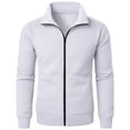 thumbnail image 5 of Cmfcve Men's Zip up Jacket Stand Collar Track Sweatshirt Casual Long Sleeve Athletic Jackets, 5 of 6
