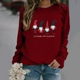 thumbnail image 2 of Patlollav Christmas Tops for Ladies Deals,Womens Tops Clearance Sweater Loose Polyester Sweatshirts Gift, 2 of 6