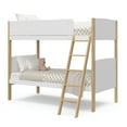thumbnail image 3 of Storkcraft Next Delray Twin-over-Twin Bunk Bed, White with Natural, 3 of 9