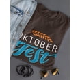 thumbnail image 3 of Oktoberfest Blue Lettering T-Shirt Women -Image by Shutterstock, Female x-Large, 3 of 4