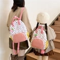 thumbnail image 6 of Strawberry Print Mini Backpack, Lightweight Casual Daypack with Adjustable Straps, Cute Travel & Daily Carry Bag, 6 of 6