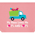 thumbnail image 3 of Inktastic Nana Loves Me Grandson Boys Baby Bandana Bib, 3 of 4