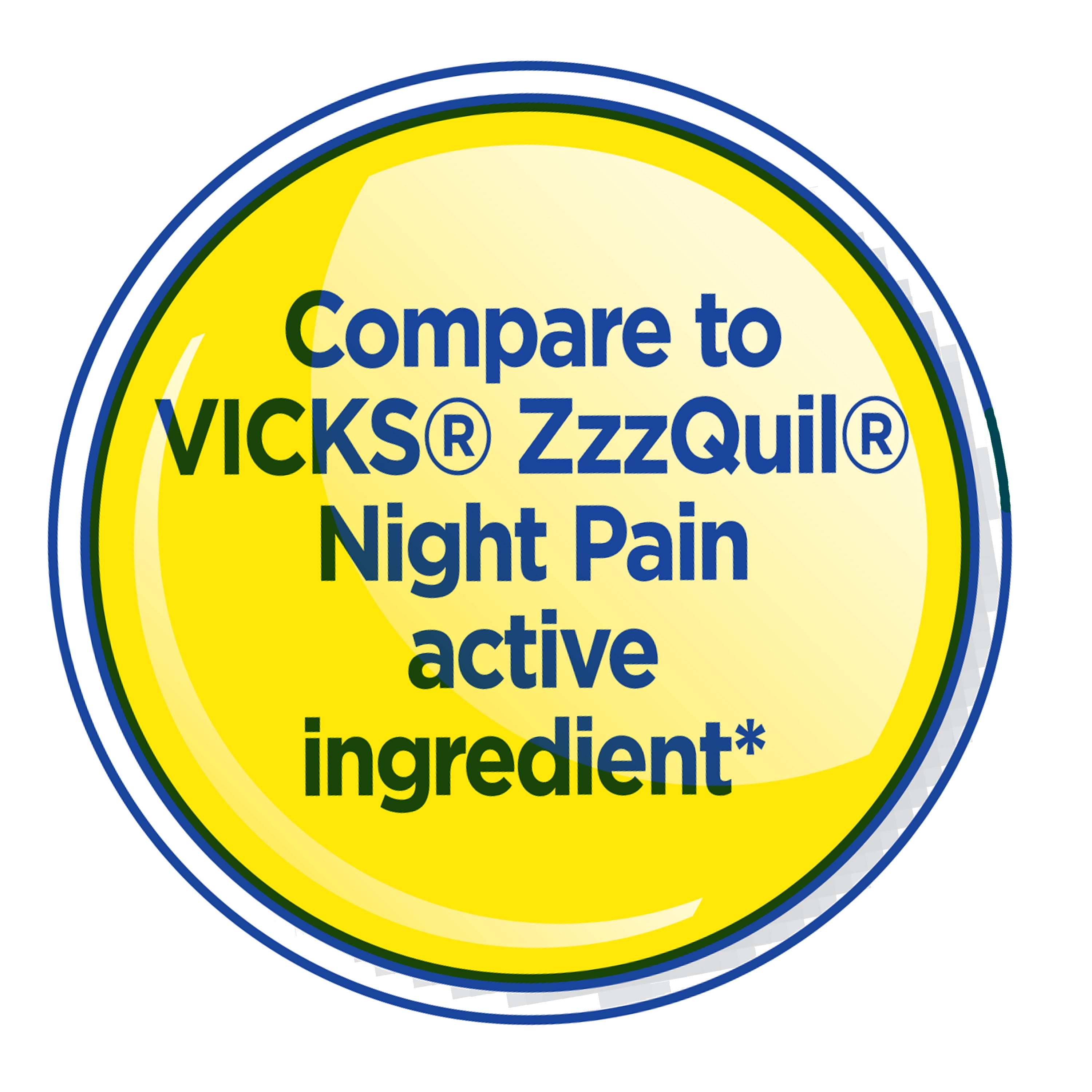 Equate Alcohol-Free Nighttime Pain Reliever+Sleep-Aid Liquid, Acetaminophen 1000mg Diphenhydramine 50 mg, Midnight Berry Flavor, 12 fl oz