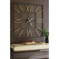 thumbnail image 2 of Ashley Furniture Signature Design - Thames Wall Clock - Contemporary Glam - Black/Gold Finish, 2 of 2