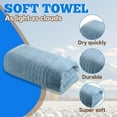 thumbnail image 3 of AUQ Wash Gags for Body,Dense Soft Yarn Surface Face Towels,Strong Even Reinforced Thread Hand Towels,Blue,29.53*13.78*0.39in, 3 of 7