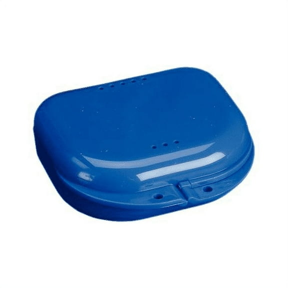 Plasdent CR2000-2X Chroma Retainer Box Dark Blue 3-1/8"W X 3"L X 1"H 12/Pk