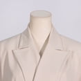 thumbnail image 5 of Slanted Placket Single Button Coat (L, Off-White), 5 of 9