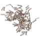 thumbnail image 4 of Kit de manguitos de engarce de anteojo único, conectores de tubo de sedal de pesca resistentes a la corrosión, buena fijación, 100 Uds., 2,4, 4 of 14