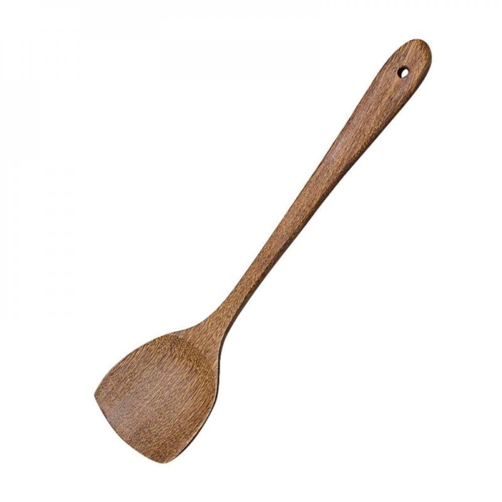 Details about   Long Handled Wooden Soup Bamboo Spoons Kitchen Cooking Utensil Rice Spoon Tools