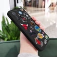 thumbnail image 1 of Funda De Colisión De Baloncesto Para Samsung Galaxy A21S A22 A23 A33 A34 A53 A54 A73 A7 2018 A42 A01 Core Rubik's Cube Liquid TPU Silicona, 1 of 4